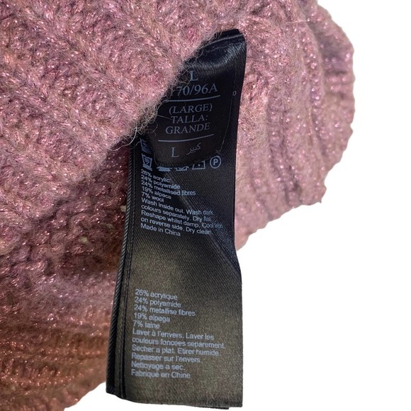 ALLSAINTS Gemini Jumper Italian Yarn Chunky Sweater SZ L Oversized - Picture 4 of 6